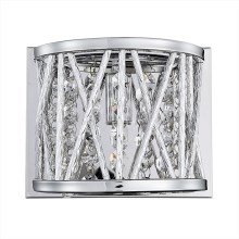 Luxera 46063 - Kristalna stenska svetilka STIXX 1xG9/33W/230V