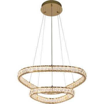 LUXERA 46152 - LED lestenec na kablu MIST LED/65W/230V 4000K zlata