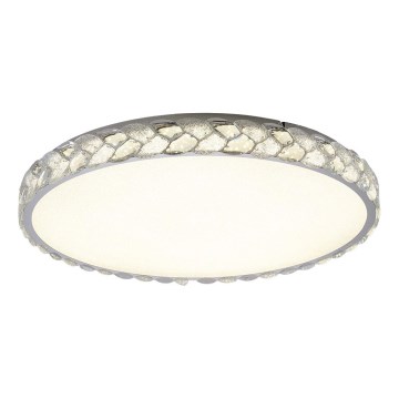 LUXERA 46155 - LED stropna svetilka LARUNA LED/85W/230V 4000K Ø 80 cm mat krom