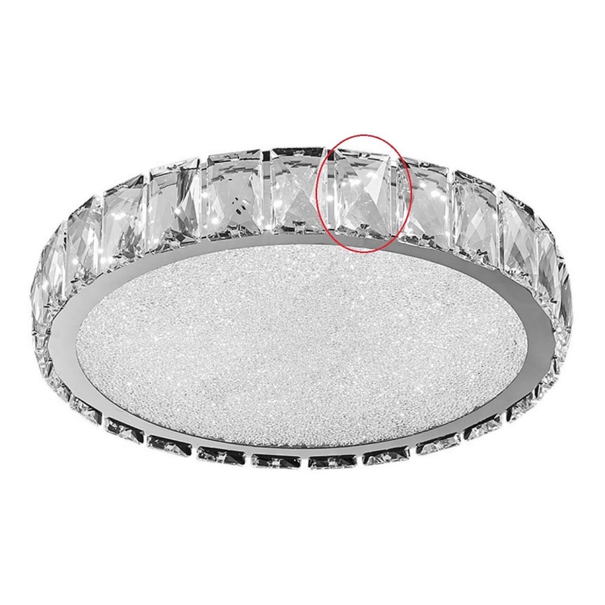 Luxera 62406 - Nadomestno steklo za stropno svetilko GIRO 30 x 50 mm