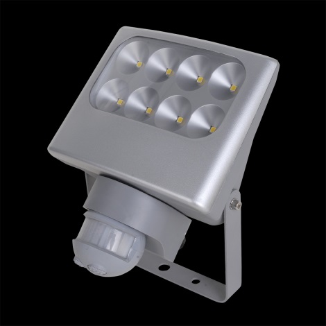 LUXERA 70130 - LED Reflektor s senzorjem NEGARA 8xLED/3W IP54