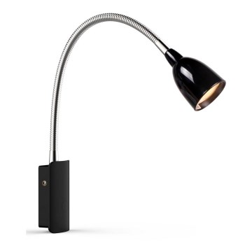 Markslöjd 105940 - LED Fleksibilna mala svetilka TULIP LED/2,5W/230V črna