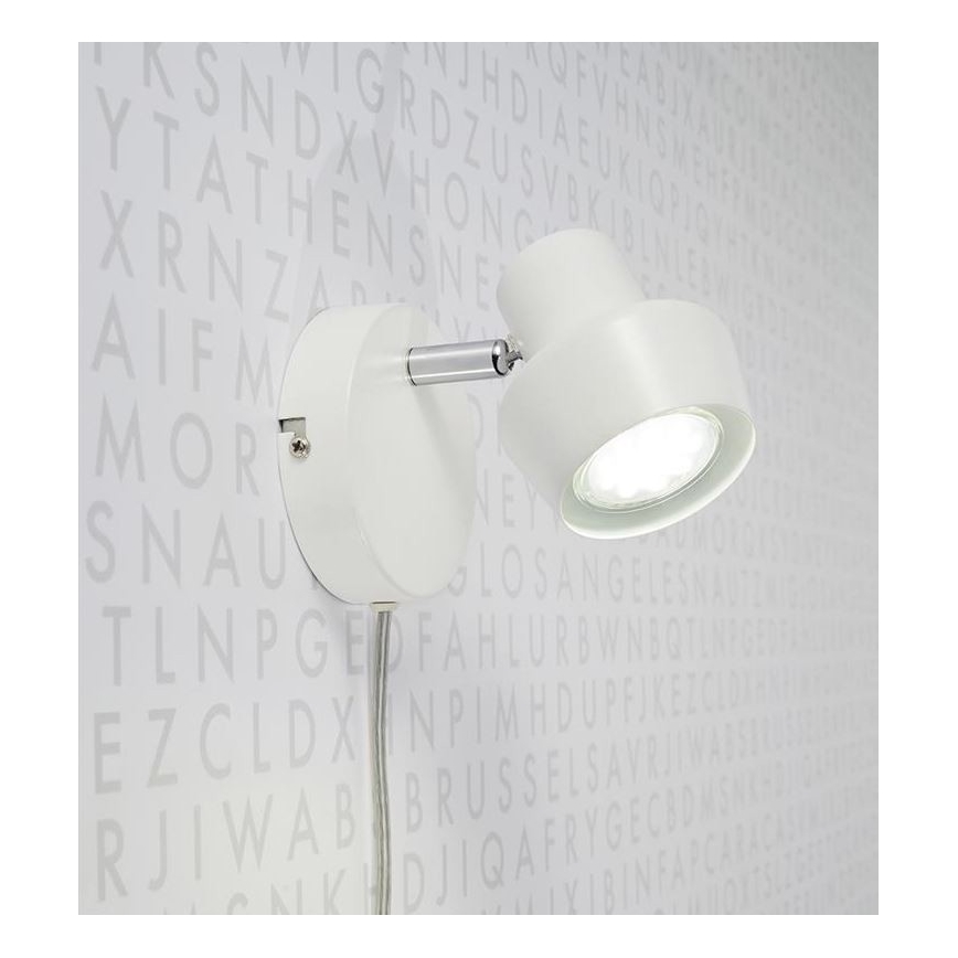 Markslöjd 106083 - Stenska svetilka URN 1xGU10/35W/230V bela