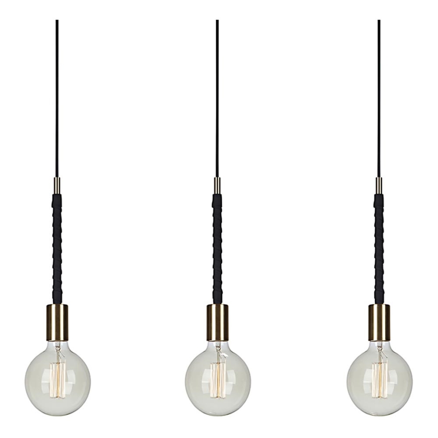 Markslöjd 106708 - Lestenec na vrvici SEDLO 3xE27/60W/230V