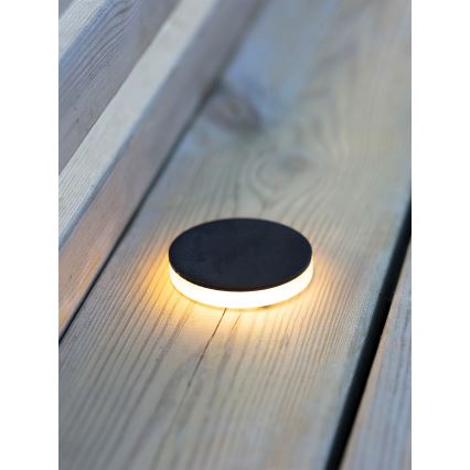 Markslöjd 106935 - LED zunanja vgradna svetilka GARDEN24 LED/3W/24V IP44 črna