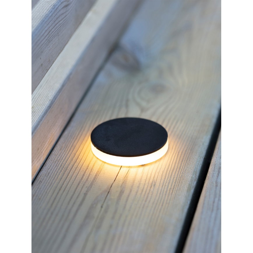 Markslöjd 106935 - LED zunanja vgradna svetilka GARDEN24 LED/3W/24V IP44 črna
