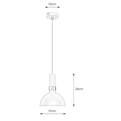 Markslöjd 106974 - Lestenec na vrvici LARRY 1xE27/60W/230V