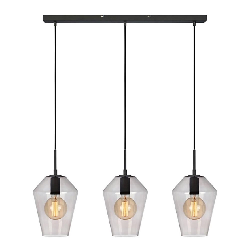 Markslöjd 107132 - Lestenec na vrvici RETRO 3xE27/60W/230V