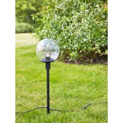 Markslöjd 107283 - LED Zunanja svetilka GARDEN24 LED/3W/24V 81 cm IP44 črna/prozorna