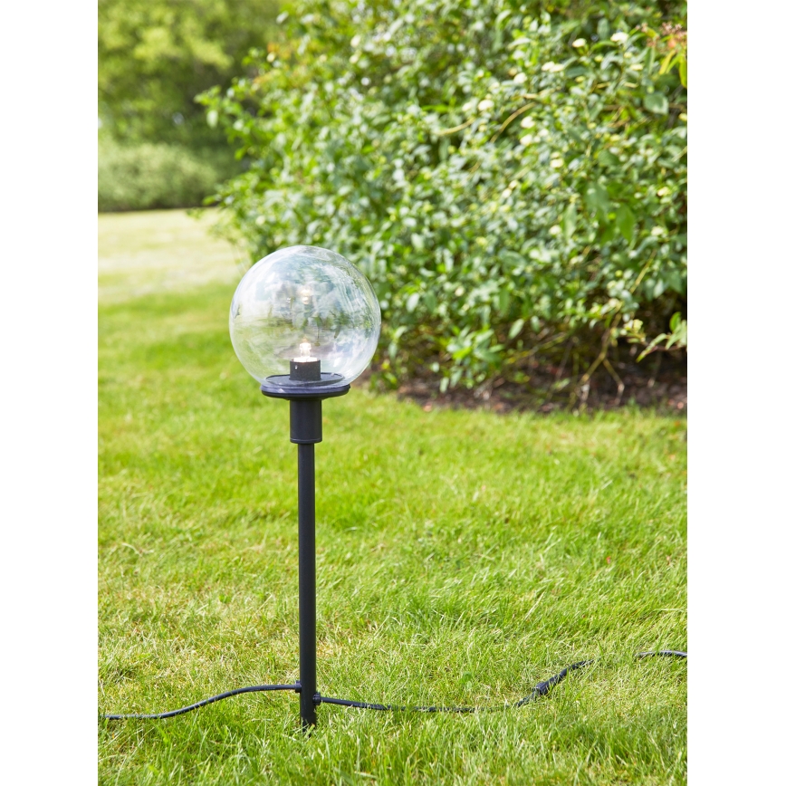 Markslöjd 107283 - LED Zunanja svetilka GARDEN24 LED/3W/24V 81 cm IP44 črna/prozorna