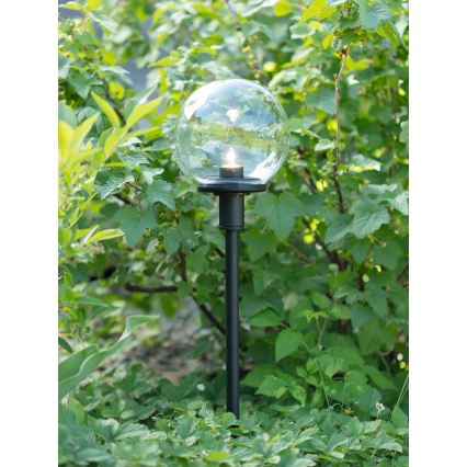 Markslöjd 107283 - LED Zunanja svetilka GARDEN24 LED/3W/24V 81 cm IP44 črna/prozorna