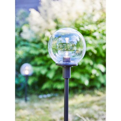 Markslöjd 107283 - LED Zunanja svetilka GARDEN24 LED/3W/24V 81 cm IP44 črna/prozorna