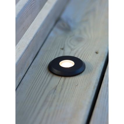 Markslöjd 107285 - Vgradna zunanja LED svetilka GARDEN24 LED/3W/24V IP44 črna
