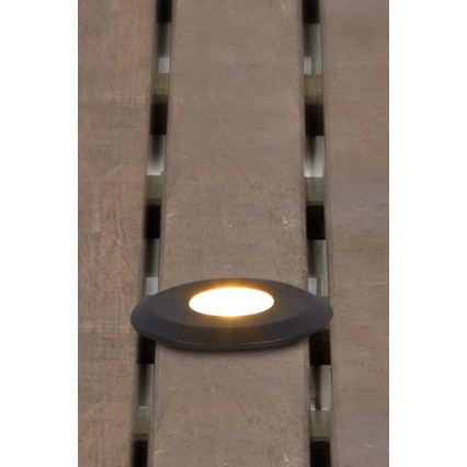 Markslöjd 107285 - Vgradna zunanja LED svetilka GARDEN24 LED/3W/24V IP44 črna