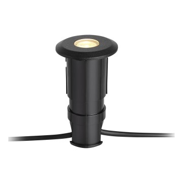 Markslöjd 107285 - Vgradna zunanja LED svetilka GARDEN24 LED/3W/24V IP44 črna
