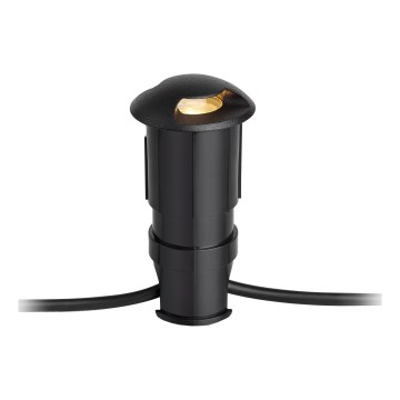 Markslöjd 107289 - LED vgradna zunanja svetilka GARDEN24 LED/0,8W/24V IP44 črna
