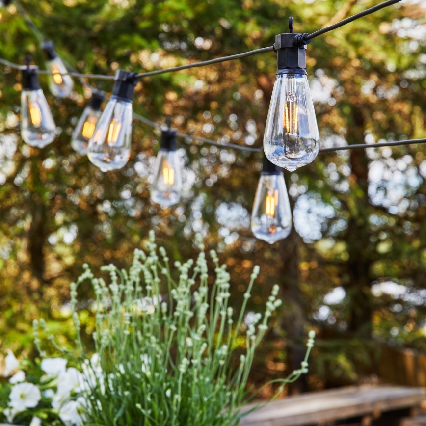 Markslöjd 107293 - LED Zunanja dekorativna veriga GARLAND GARDEN 10xLED 5,5m IP44