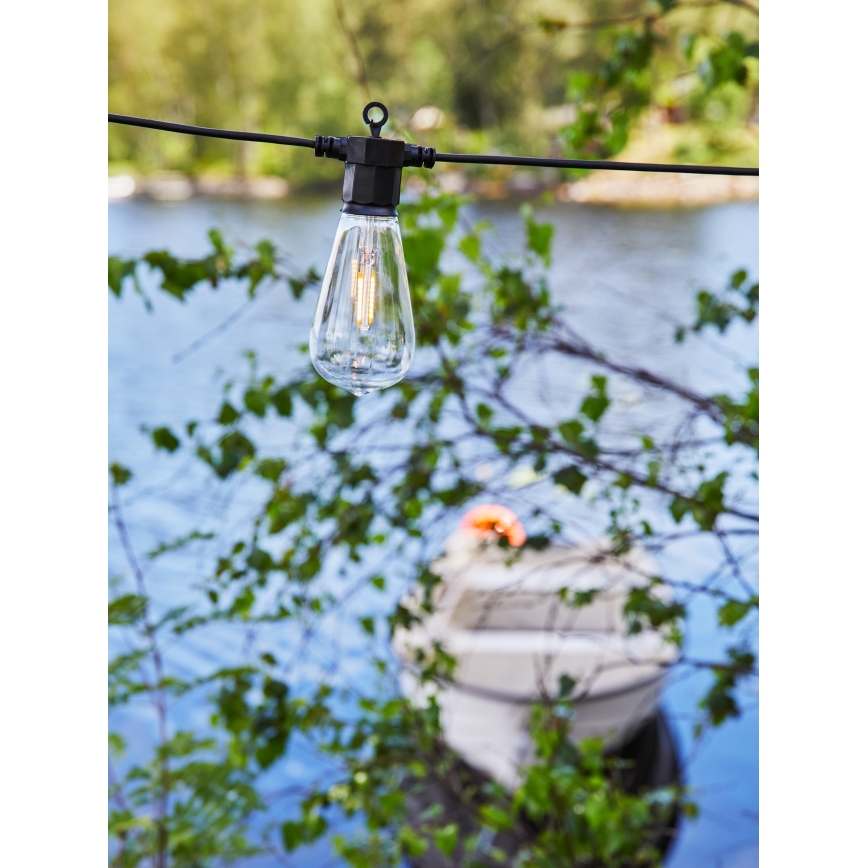 Markslöjd 107293 - LED Zunanja dekorativna veriga GARLAND GARDEN 10xLED 5,5m IP44