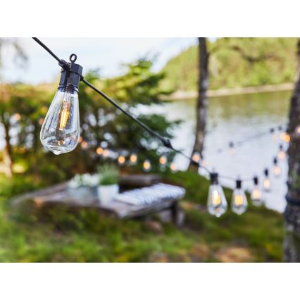 Markslöjd 107293 - LED Zunanja dekorativna veriga GARLAND GARDEN 10xLED 5,5m IP44