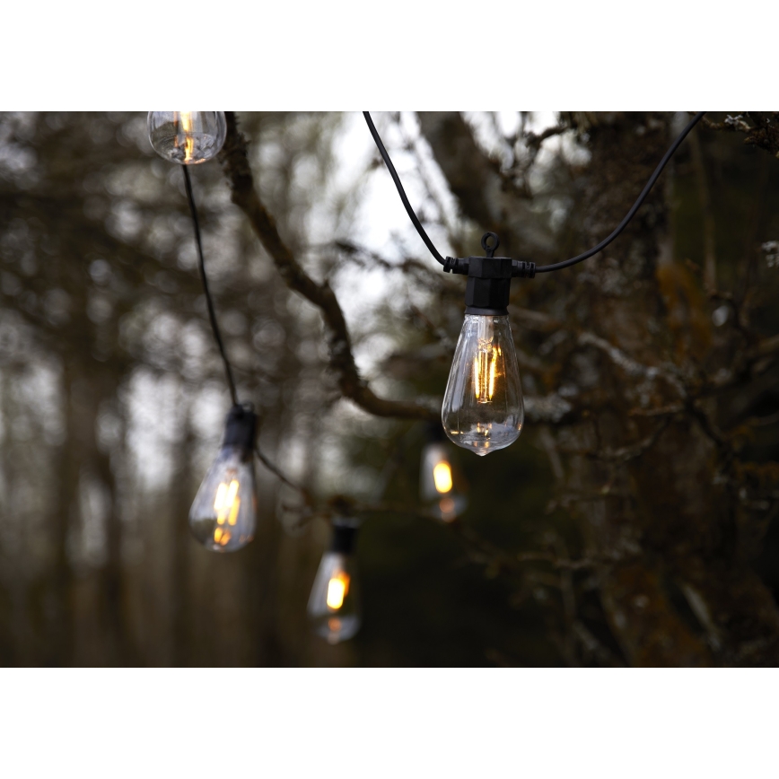 Markslöjd 107293 - LED Zunanja dekorativna veriga GARLAND GARDEN 10xLED 5,5m IP44