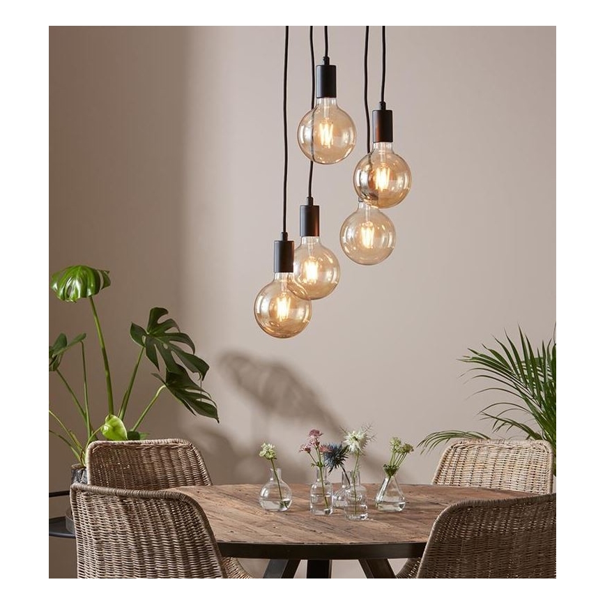 Markslöjd 107467 - Lestenec na vrvici SKY 5xE27/60W/230V