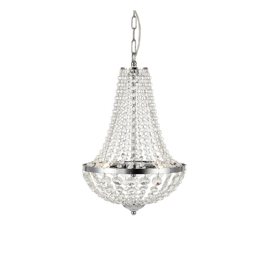 Markslöjd 107550 - Kristalni kopalniški lestenec na verigi GRÄNSÖ 2xG9/20W/230V IP44