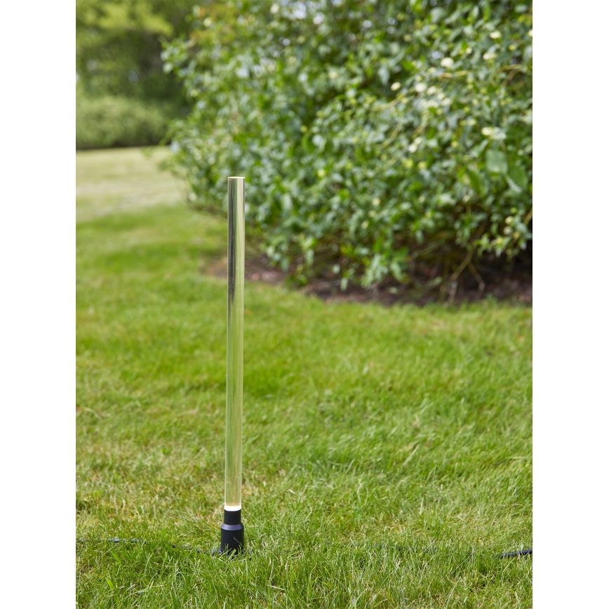 Markslöjd 107719 - LED zunanja svetilka GARDEN24 LED/3W/24V 66 cm IP44 črna/prozorna