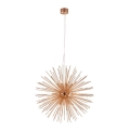 Markslöjd 107752 - Lestenec na vrvici SOLEIL 12xE14/20W/260V Rosegold