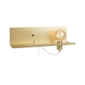 Markslöjd 107791 - Zatemnitvena stenska svetilka z USB vtičnico MULTI 1xE27/60W/230V