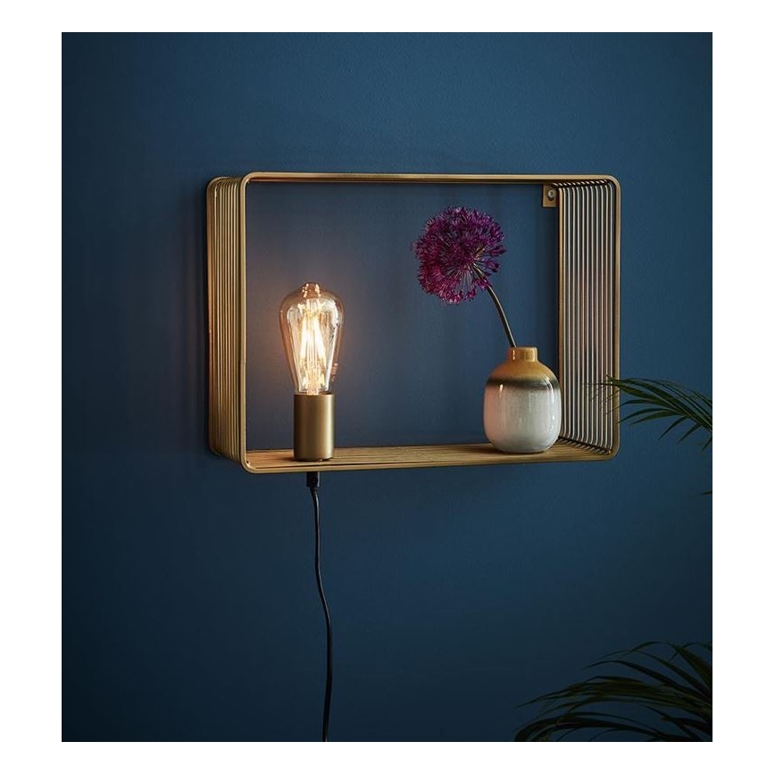 Markslöjd 107815 - Stenska svetilka SHELF 1xE27/60W/230V