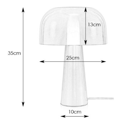 Markslöjd 107934 - Namizna svetilka BLANCA 1xE14/25W/230V