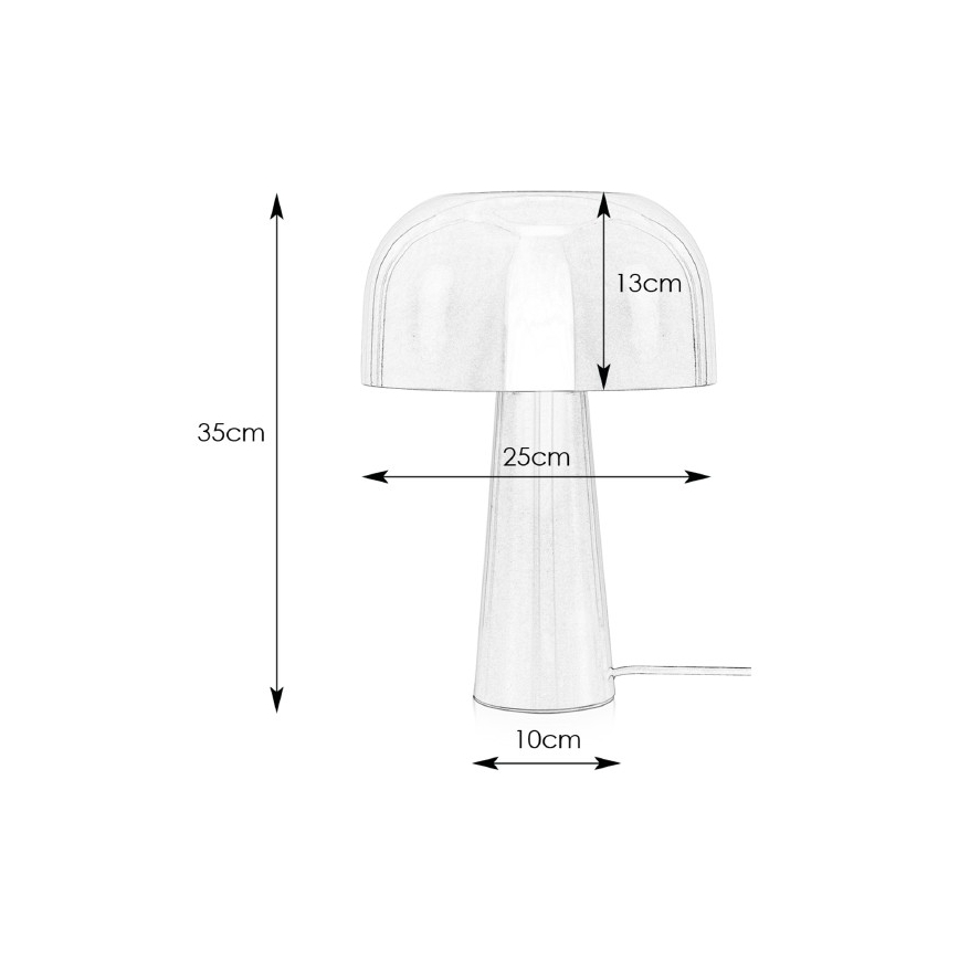Markslöjd 107934 - Namizna svetilka BLANCA 1xE14/25W/230V