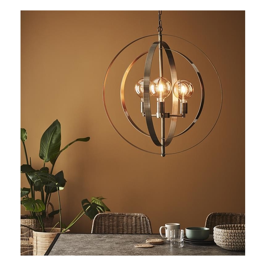 Markslöjd 107941 - Lestenec na verigi ORBIT 3xE27/60W/230V