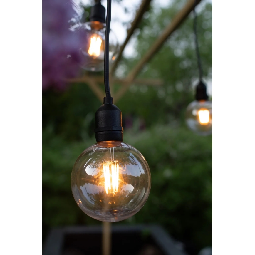 Markslöjd 107989 - LED zunanja viseča svetilka GARDEN24 LED/2,86W/24V IP44 črna/prosojna