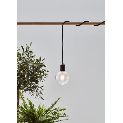 Markslöjd 107989 - LED zunanja viseča svetilka GARDEN24 LED/2,86W/24V IP44 črna/prosojna
