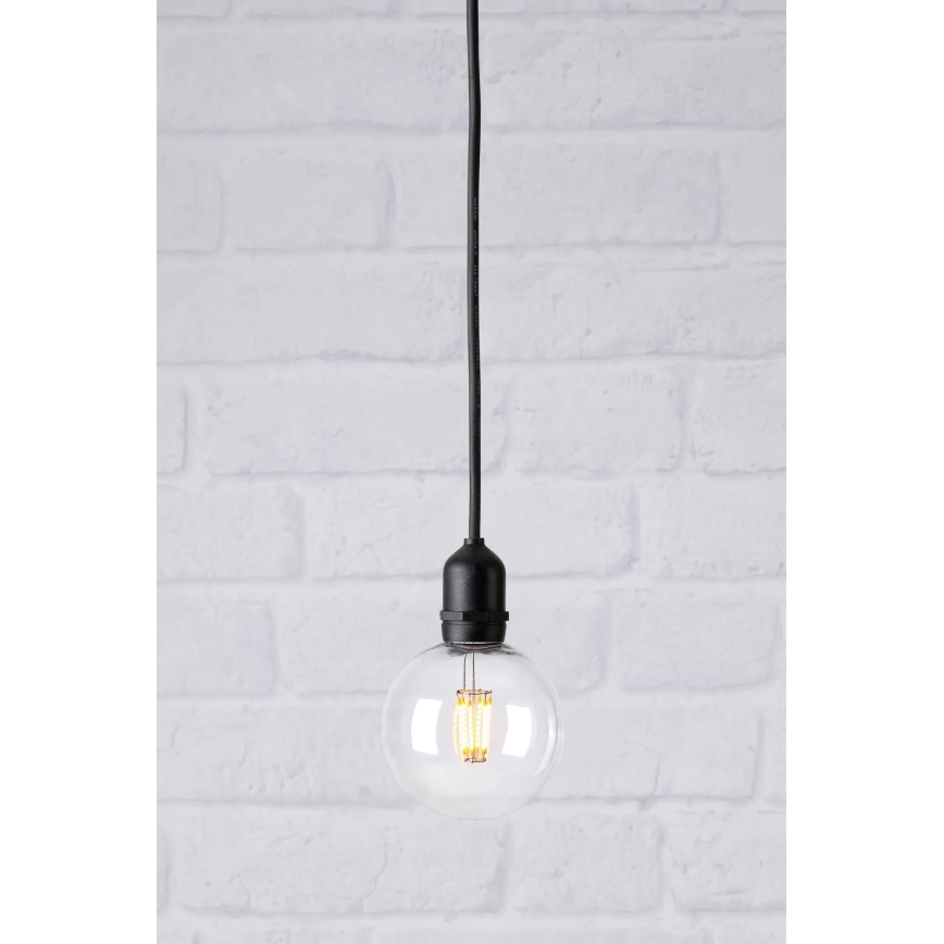 Markslöjd 107989 - LED zunanja viseča svetilka GARDEN24 LED/2,86W/24V IP44 črna/prosojna