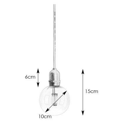 Markslöjd 107989 - LED zunanja viseča svetilka GARDEN24 LED/2,86W/24V IP44 črna/prosojna
