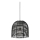Markslöjd 107990 - LED zunanja viseča svetilka GARDEN24 LED/2,86W/24V IP44 ratan/črna