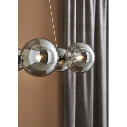 Markslöjd 108051 - Lestenec na vrvici CIRCLE 6xG9/20W/230V črna
