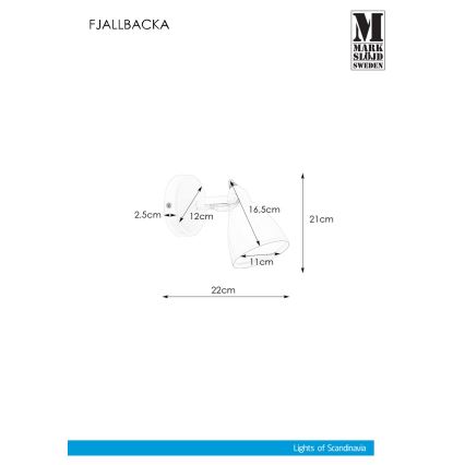 Markslöjd 108082 - Kopalniška stenska svetilka FJÄLLBACKA 1xG9/20W/230V IP44