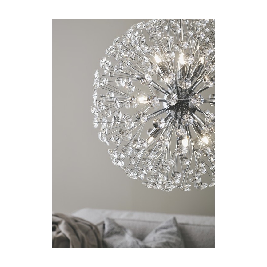 Markslöjd 108101 - Kristalni lestenec na vrvici BOLID 9xG9/20W/230V