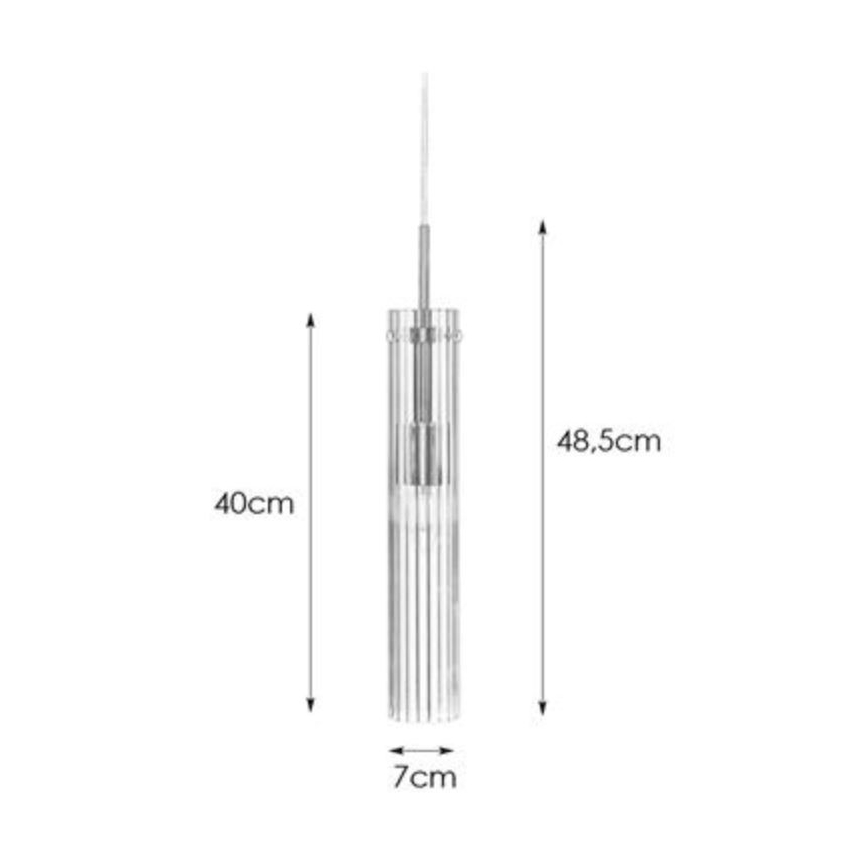 Markslöjd 108112 - Lestenec na vrvici TUBO 1xE14/40W/230V