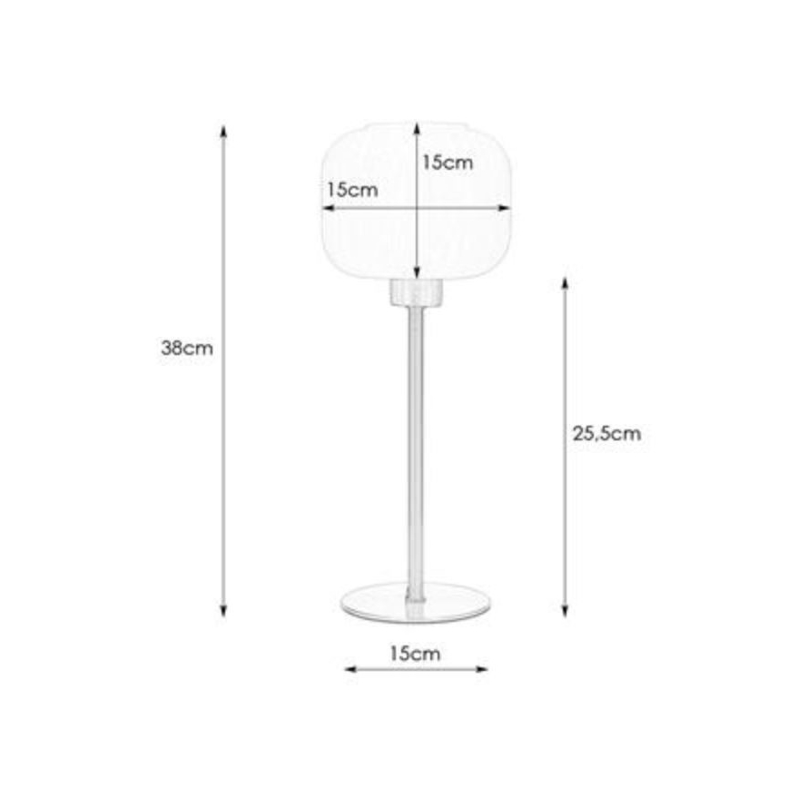 Markslöjd 108120 - Namizna svetilka SOBER 1xE27/60W/230V medenina