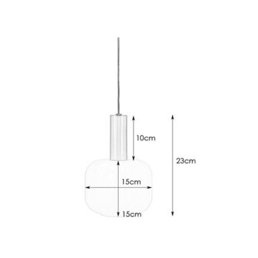 Markslöjd 108122 - Lestenec na vrvici SOBER 1xE14/40W/230V mat krom