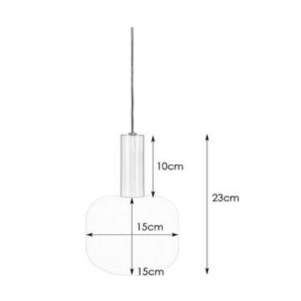 Markslöjd 108123 - Lestenec na vrvici SOBER 1xE14/40W/230V medenina