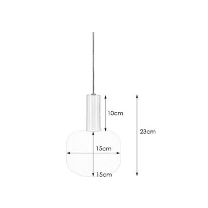 Markslöjd 108123 - Lestenec na vrvici SOBER 1xE14/40W/230V medenina