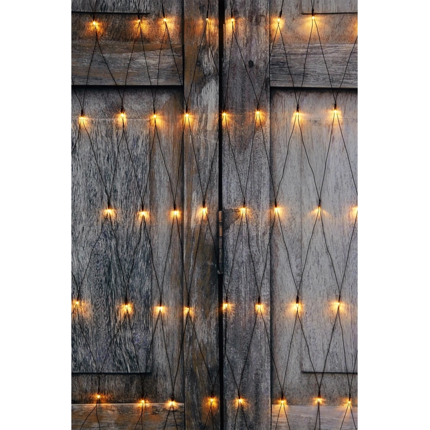 Markslöjd 108178 - LED zunanja božična zavesa GARDEN24 160xLED/24V 2x2m topla bela