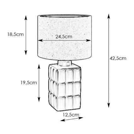 Markslöjd 108248 - Namizna svetilka CUSCINI 1xE14/40W/230V
