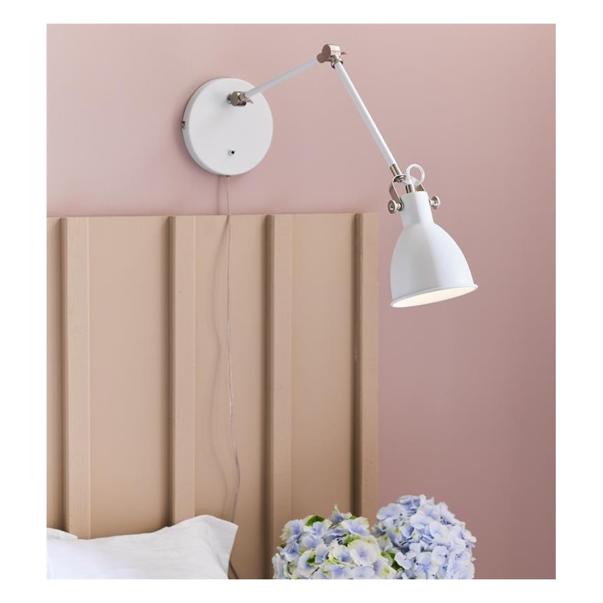 Markslöjd 108249 - Stenska svetilka HOUSE 1xE14/40W/230V bela