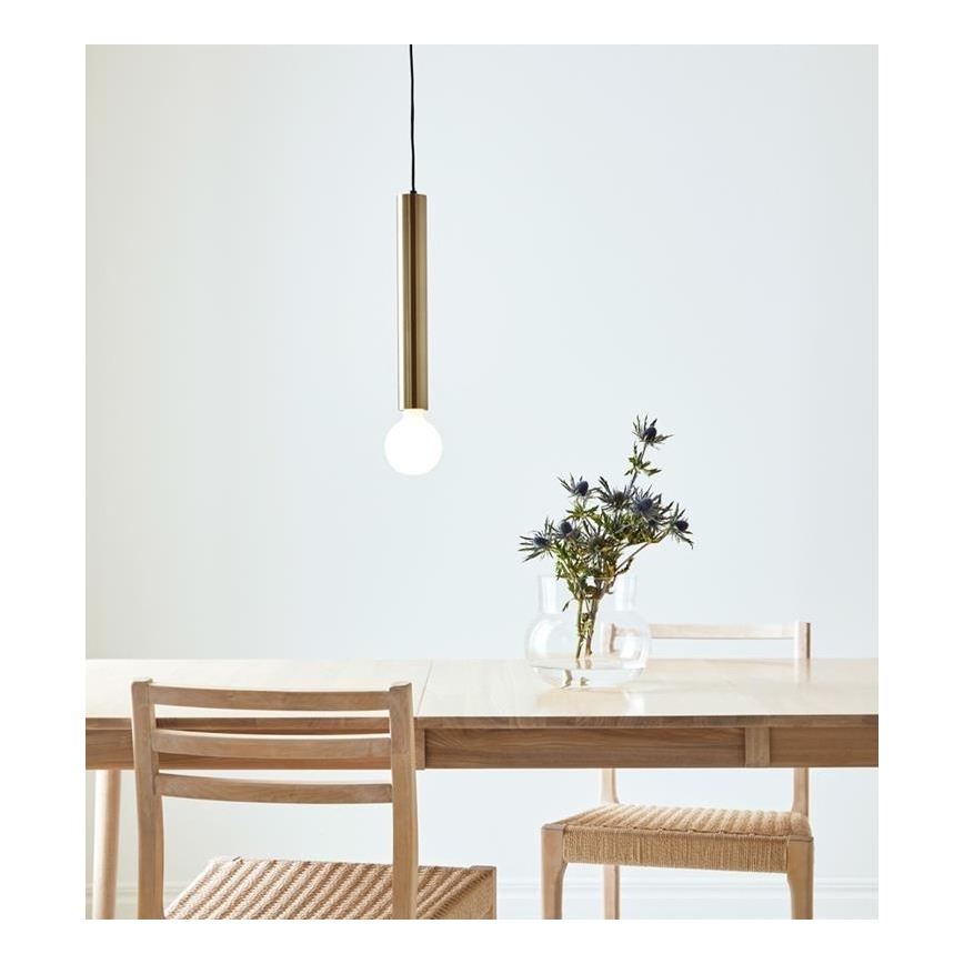 Markslöjd 108259 - Lestenec na vrvici SENCILLO 1xE27/40W/230V zlat